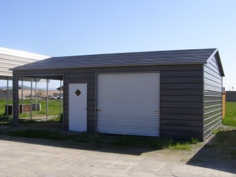 Garage | Boxed Eave Roof | 22W x31 L x 9H |  Boxed Eave Garage